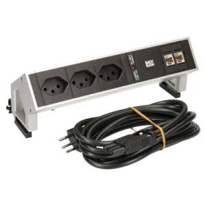 Steckdosenleiste mit Tischhalterung